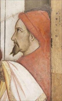 Agnolo Gaddi. Autoportrait présumé (1385-87)