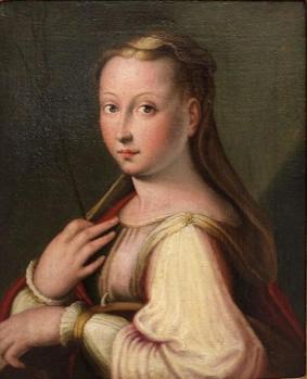 Barbara Longhi. Sainte Catherine d'Alexandrie (v. 1590)