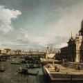 Bernardo Bellotto. L'entrée du Grand Canal et l'église de la Salute (1725-50)