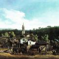 Bernardo Bellotto. Vue de Gazzada (1744)