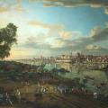 Bernardo Bellotto. Vue générale de Varsovie prise du côté de Praga (1770)