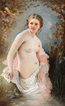 Charles Joshua Chaplin. La baigneuse (1850-91)