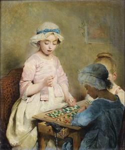 Charles Joshua Chaplin. La partie de loto (1865)