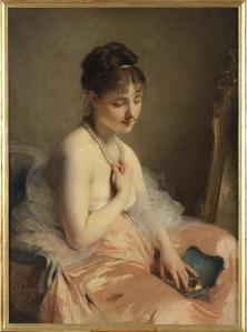 Charles Joshua Chaplin. Le collier de perles (1850-91)