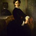 Charles Joshua Chaplin. Portrait de Madame Charles Chaplin (1863)