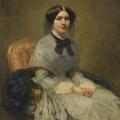 Charles Joshua Chaplin. Portrait de madame William Priestley, née Adèle Chaplin (1850-74)