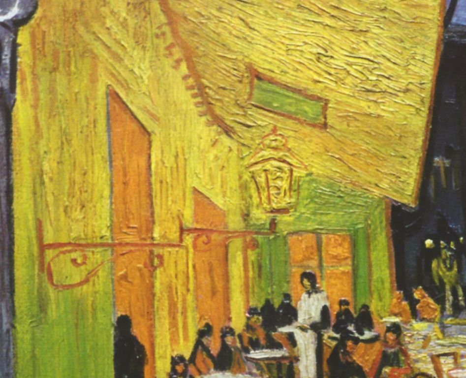 vincent van gogh terrasse de café le soir 1888