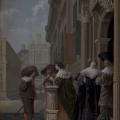 Dirk van Delen. Conversation devant un palais (1636)