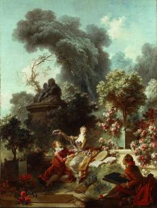 Jean-Honoré Fragonard. L'Amant couronné (1771-72)