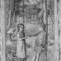 John Everett Millais. Etude pour La fille du bûcheron (1850)