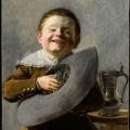 Judith Leyster. Enfant tenant des raisins et un chapeau (v. 1630)