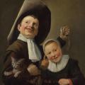 Judith Leyster. Un garçon et une fille avec un chat et une anguille (v. 1635)