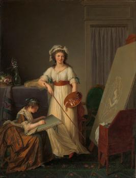 Marie-Victoire Lemoine. L’atelier d’une femme peintre (1789)