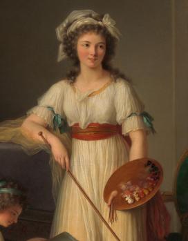 Marie-Victoire Lemoine. L’atelier d’une femme peintre, détail