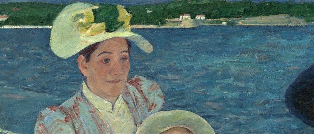 En Bateau, Le Bain - Mary Cassatt Paintings