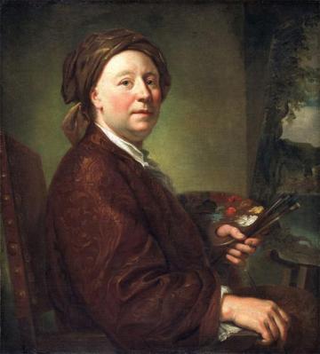 Raphaël Mengs. Portrait de Richard Wilson (1752)