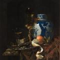 Willem Kalf. Nature morte avec jarre en porcelaine de Chine (1669)